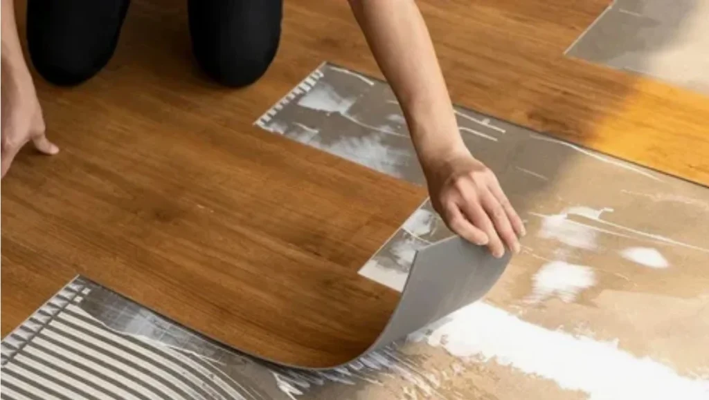 glow under vinyle flooring