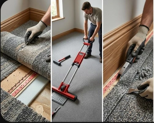 Carpet Stretching Process
